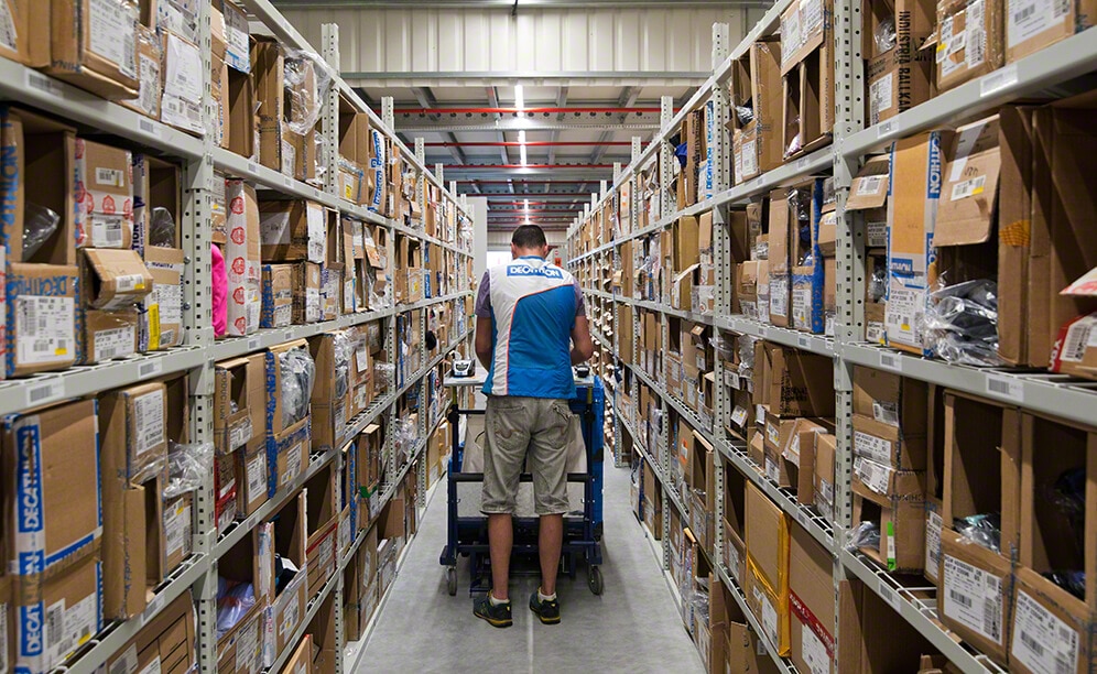 L'accès direct aux produits accélère la préparation de commandes de Decathlon L'accès direct aux produits accélère la préparation de commandes de Decathlon