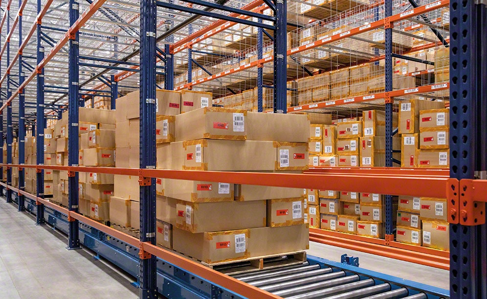 De son entrepôt, Adidas approvisionne son principal marché : l'Amérique du Nord De son entrepôt, Adidas approvisionne son principal marché : l'Amérique du Nord