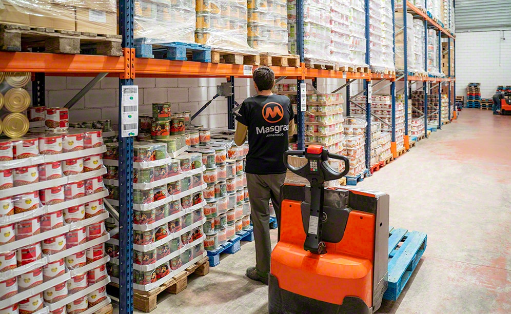 Masgrau Alimentació rénove la gestion de son entrepôt avec le WMS de Mecalux Masgrau Alimentació rénove la gestion de son entrepôt avec le WMS de Mecalux